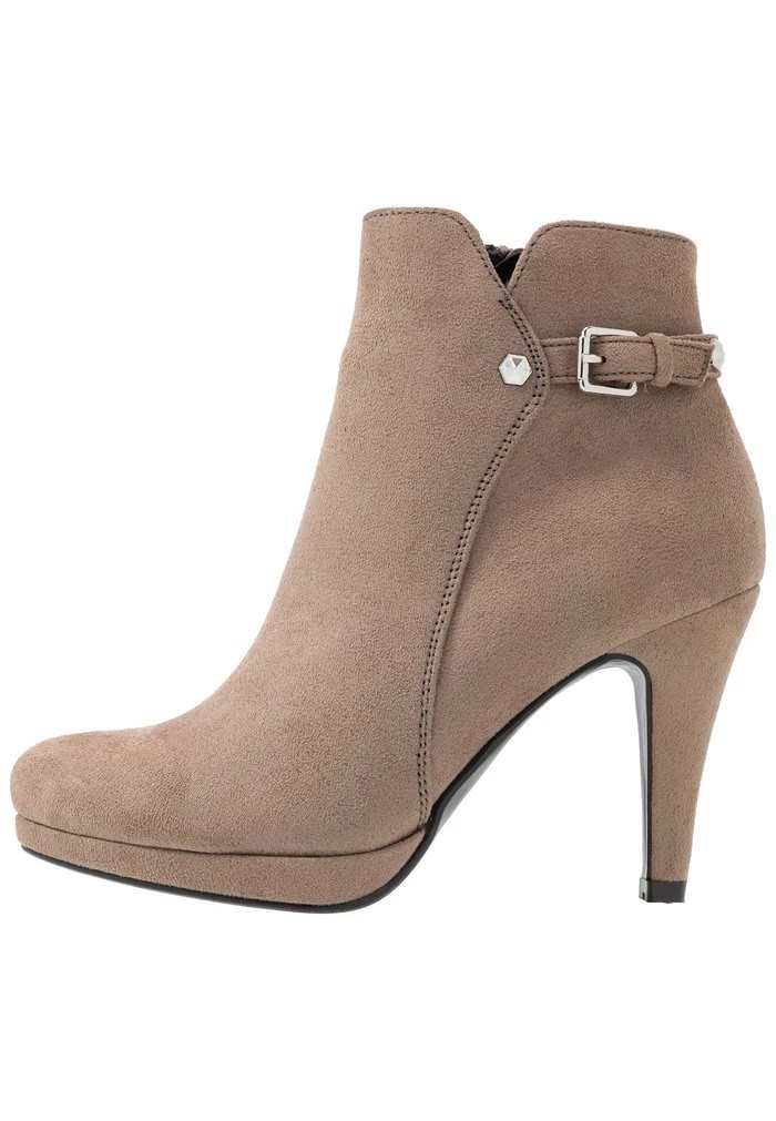 Bottines ANNA FIELD Anna Field High Heeled Ankle Boots Grise Marron Femme | GJL-8805659